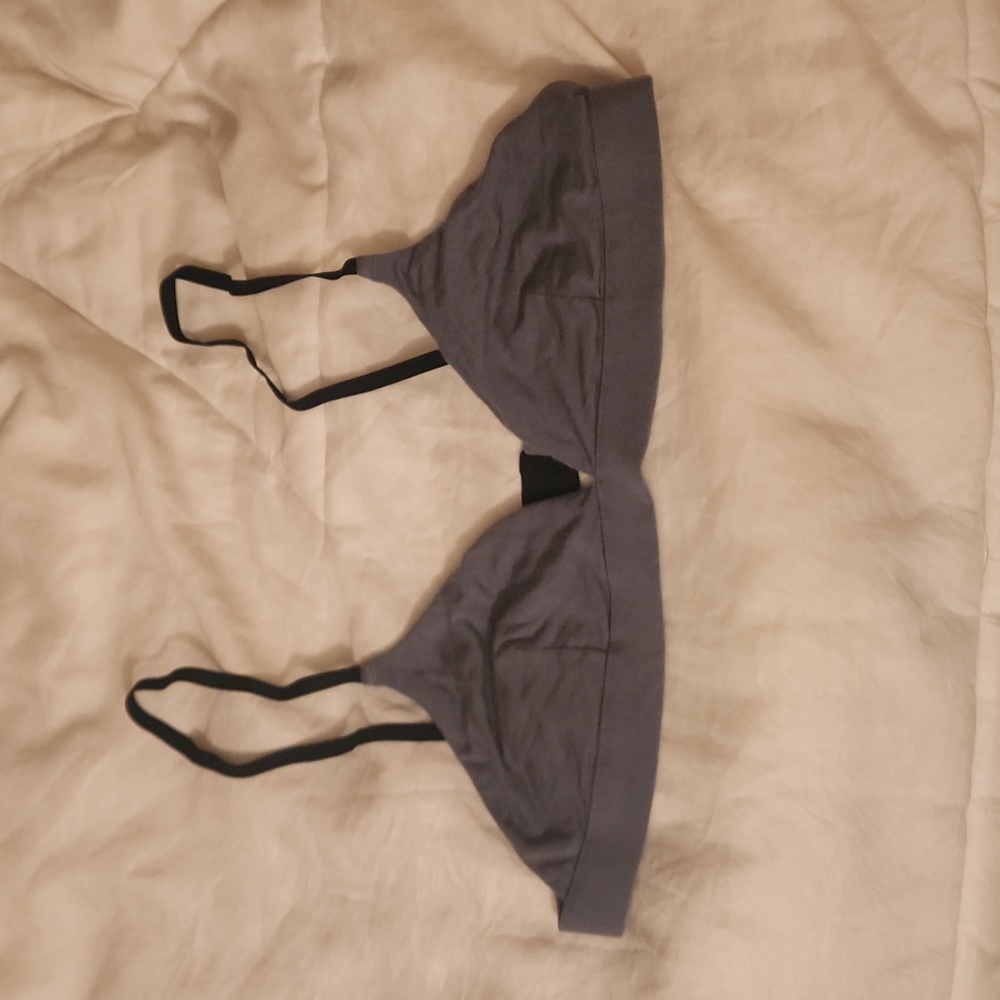 Unlined MeUndies Bralette M Light Blue